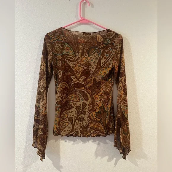 whimsigoth paisley top - Picture 5 of 5